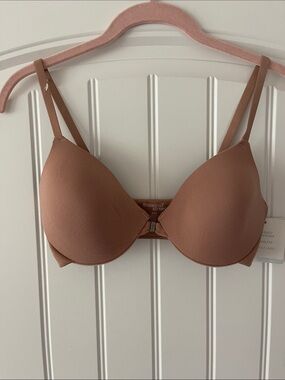 Tranquil & True Nude tan Brushed Microfiber T Shirt Bra 34B NWT